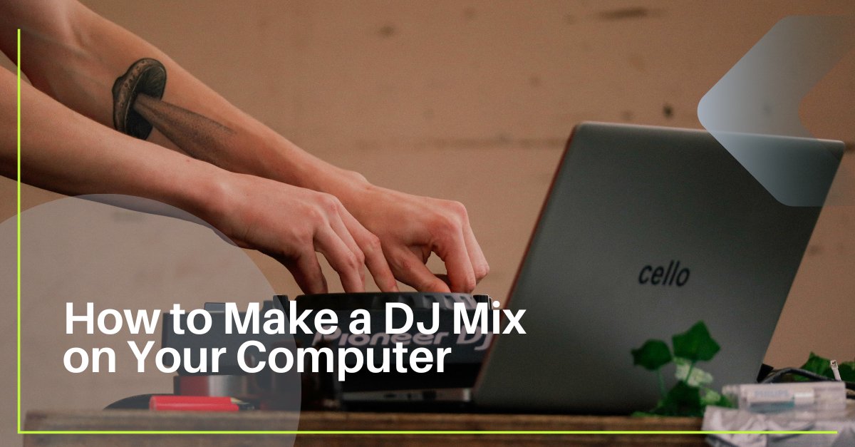 Dj with computer