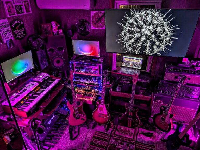 Dark and Moody Recording Studio Aesthetic Ideas25