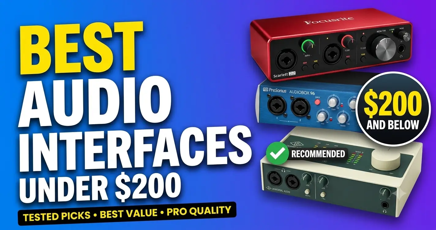Audio interfaces under 200