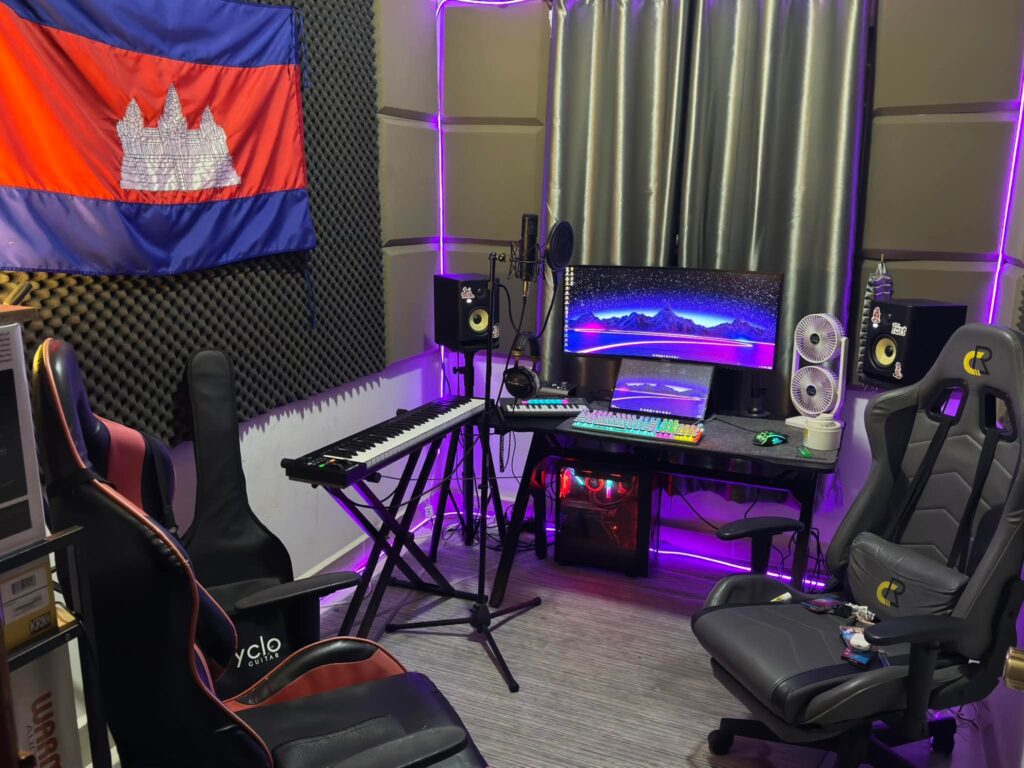 Dreamy LED Glow Studio Room Ideas23