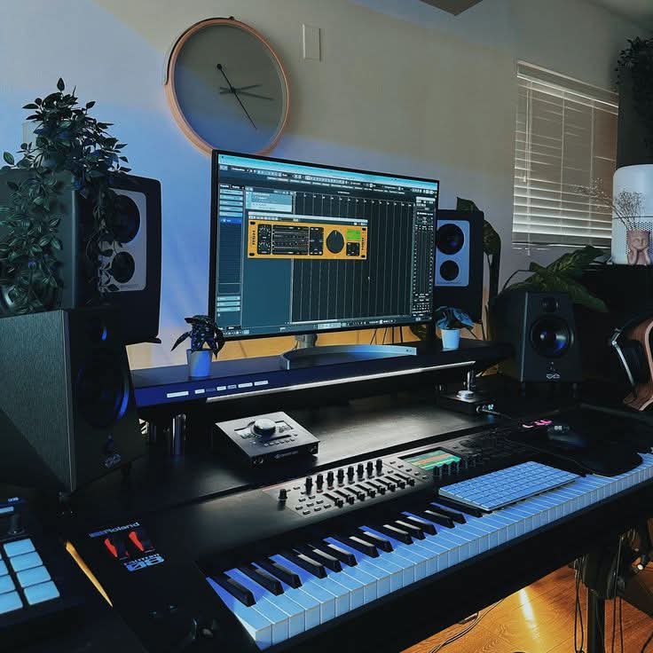 Dreamy LED Glow Studio Room Ideas5