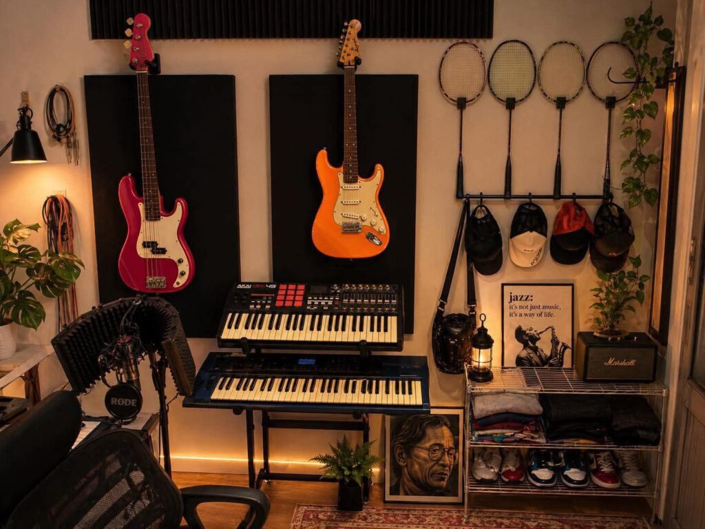 Modern Home Music Studio Ideas For Women 12