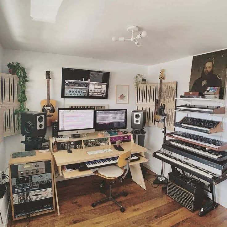 Modern Home Music Studio Ideas For Women 3
