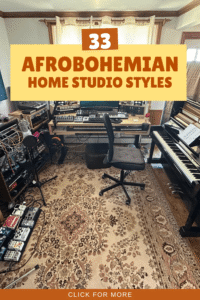 Afrobohemian Home Music Studio Styles - Home Studio Setup