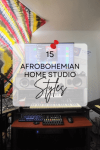That's a Wrap aesthetic for a home music studio setup