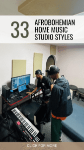 Afrobohemian Home Music Studio Styles - Home Studio Setup