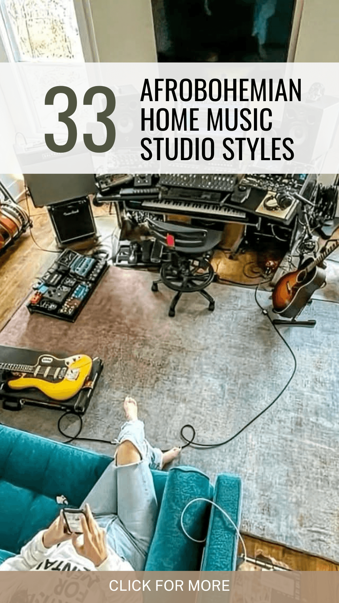 Afrobohemian Home Music Studio Styles - Home Studio Setup