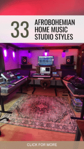 Afrobohemian Home Music Studio Styles - Home Studio Setup