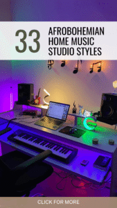 Afrobohemian Home Music Studio Styles - Home Studio Setup
