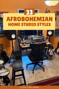 Afrobohemian Home Music Studio Styles - Home Studio Setup
