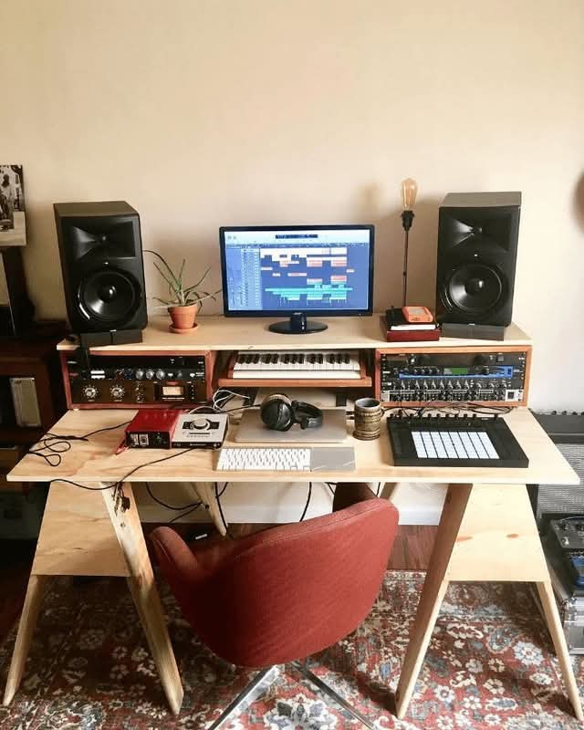 Art Deco Home Music Studio Styles3