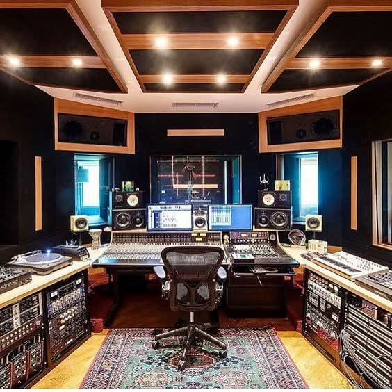 Art Deco Home Music Studio Styles6