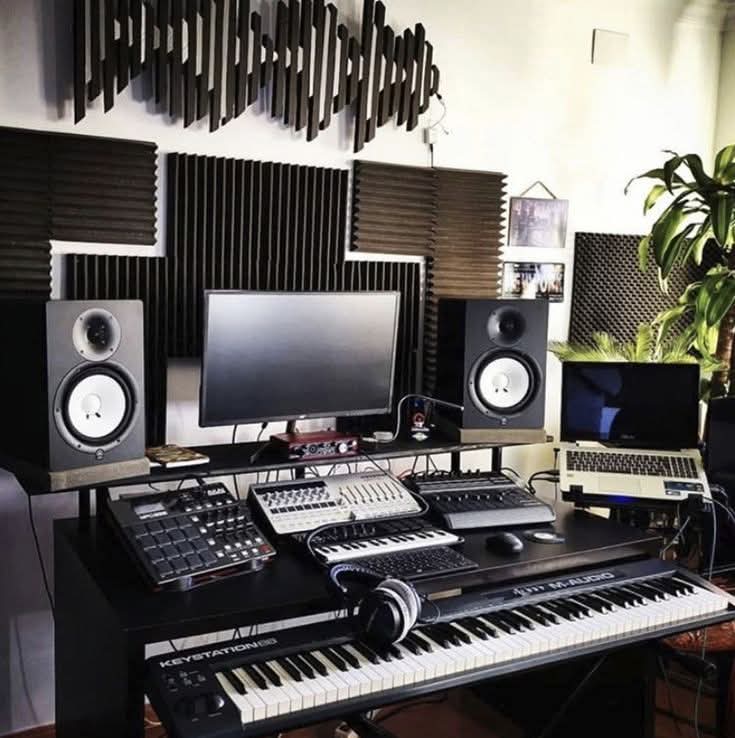Art Deco Home Music Studio Styles8