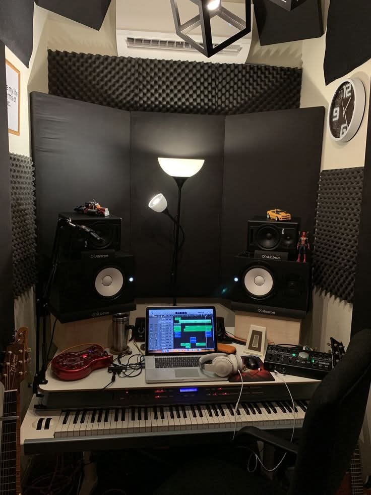 Art Deco Home Music Studio Styles9