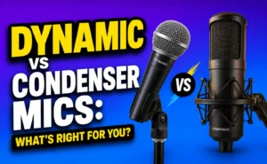 Dynamic vs Condenser Mics What's Right for You