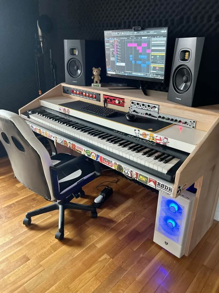 Japandi Recording Studio Designs12