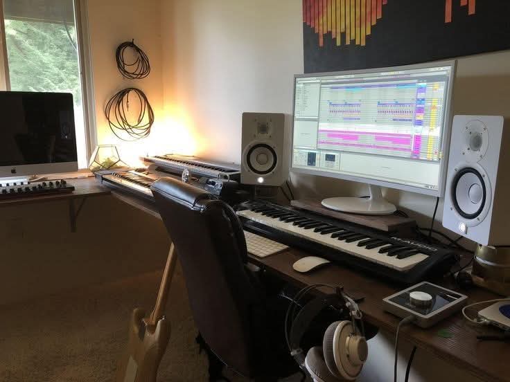 Closet Recording Studio Conversion Ideas aesthetic for a home music studio setup