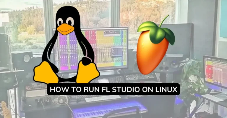 How to run FL Studio on Linux showing the FL Studio interface running under Wine
