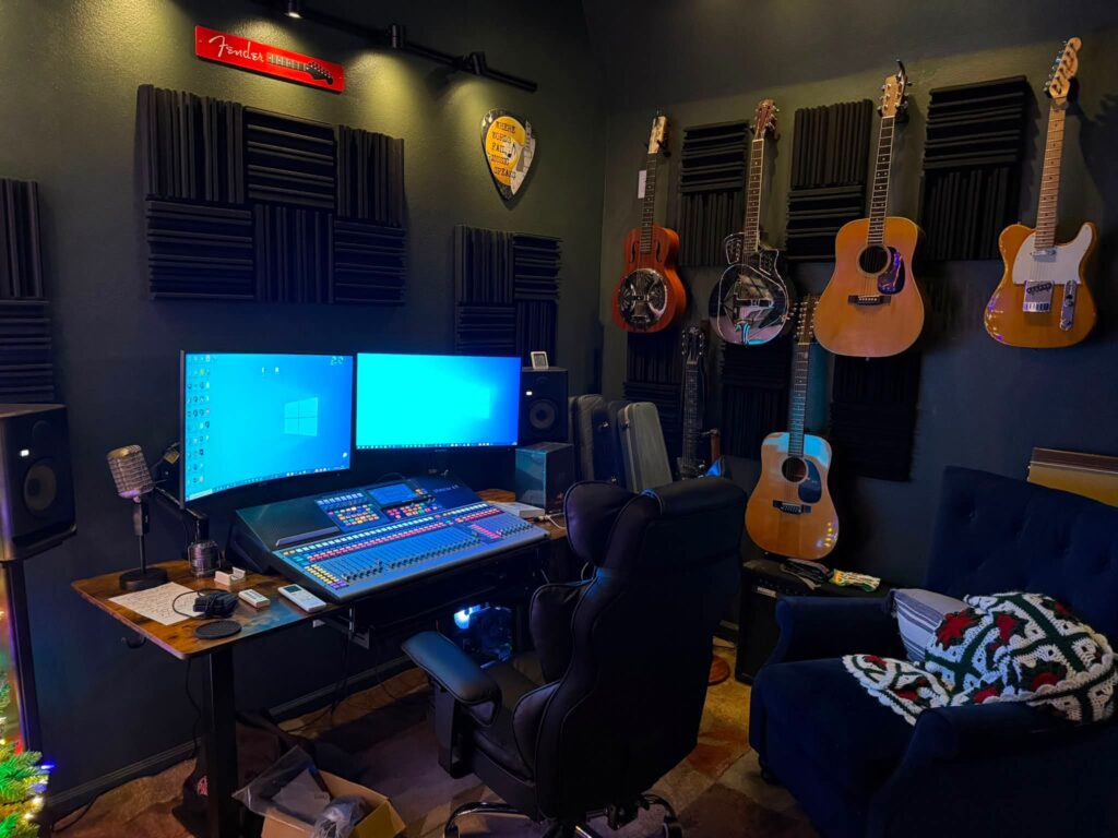 Maximalist home studio ideas for bedroom producers