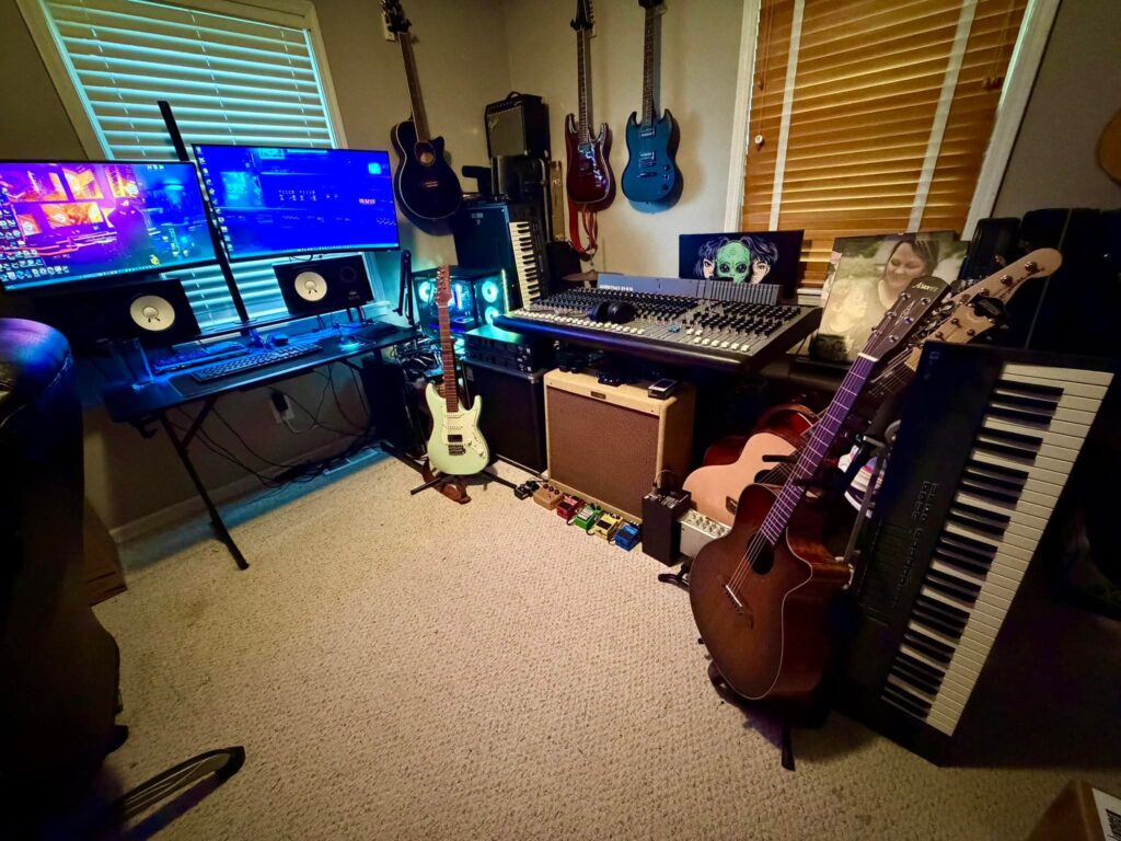 Maximalist music studio ideas for podcasters and vocalists