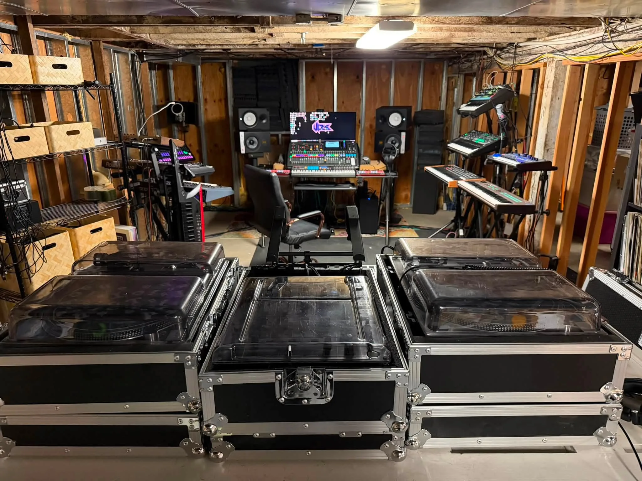 Dark Academia Recording Studio for Small Rooms 20