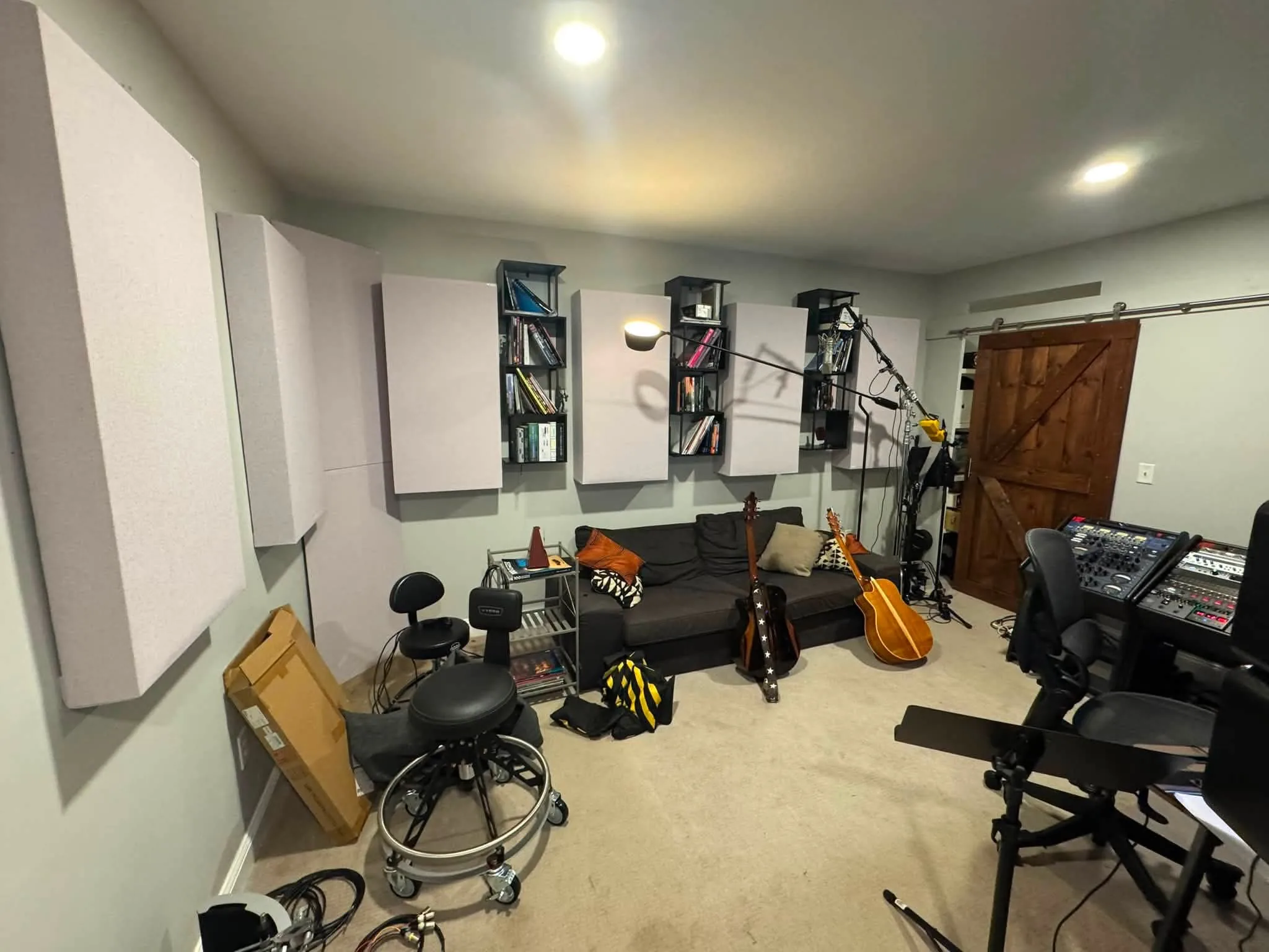 Dark Academia Recording Studio for Small Rooms 22