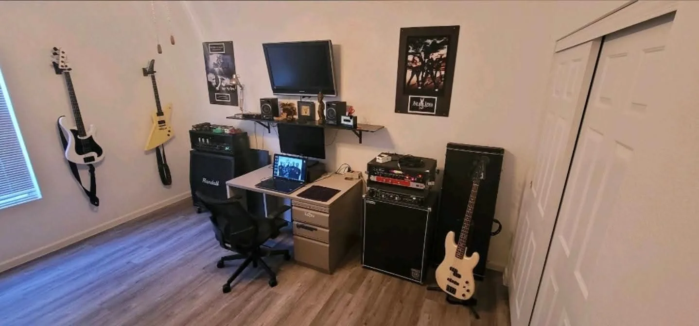 Dark Academia Recording Studio for Small Rooms 23