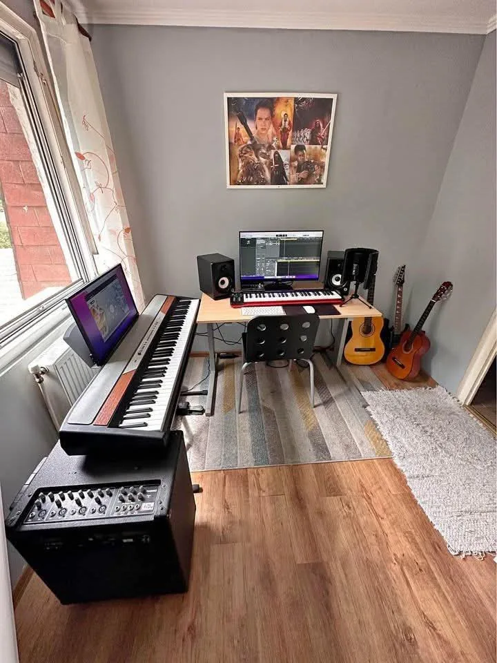 Dark Academia Recording Studio for Small Rooms 25