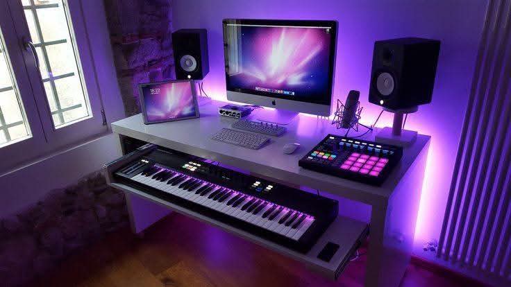 Industrial Home Music Studio Designs22