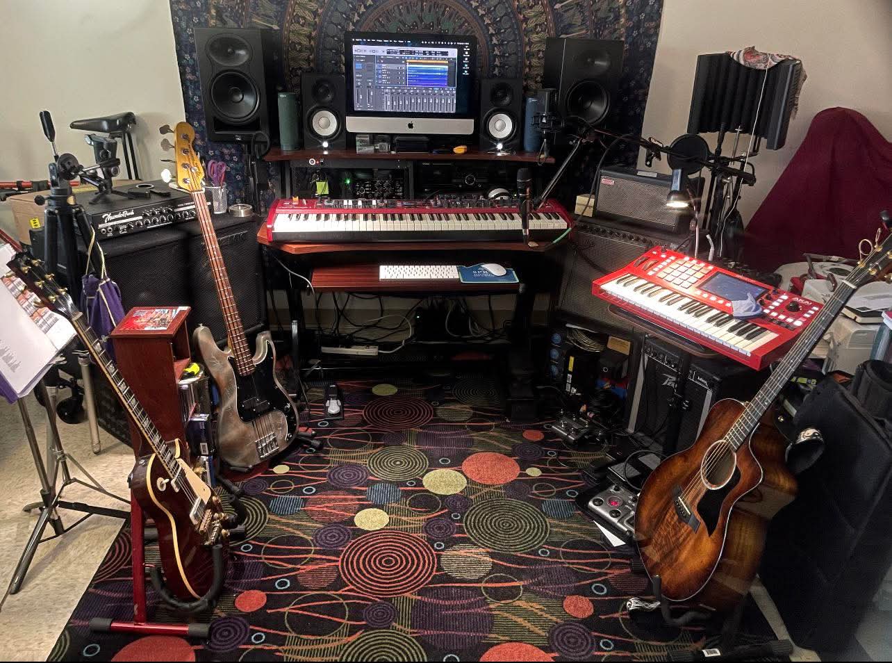 Industrial Home Music Studio Designs26