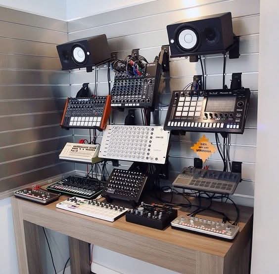 Industrial Home Music Studio Designs28