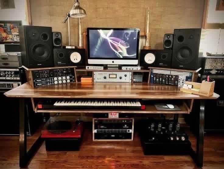 Industrial Home Music Studio Designs32