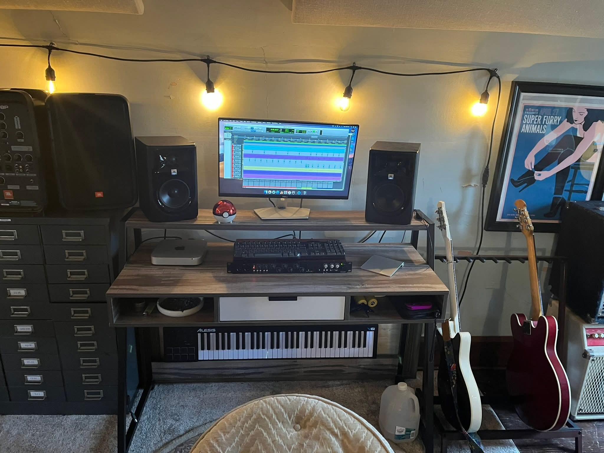 Industrial Home Music Studio Designs4